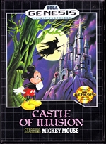 Sega Genesis Castle of Illusion starring Mickey Mouse Front CoverThumbnail